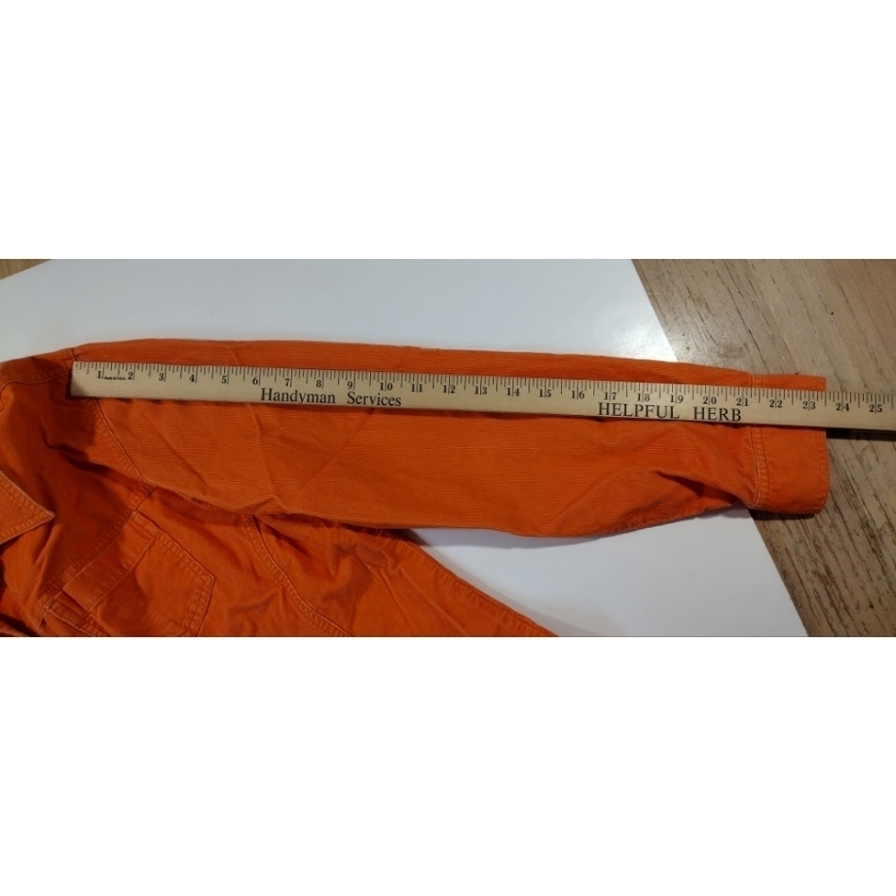 Casual Corner Annex orange corduroy jacket - Picture 10 of 10